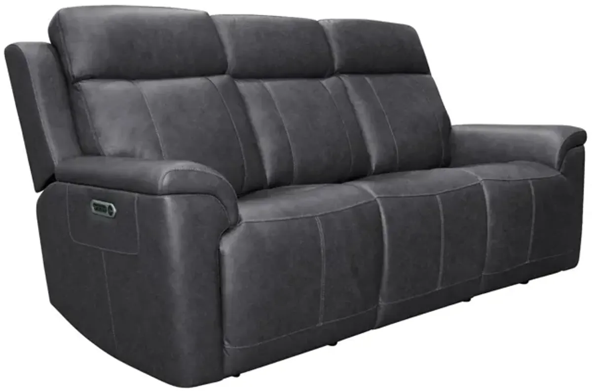 Amelia Power Reclining Console Sofa with Power Headrests and Lumbar