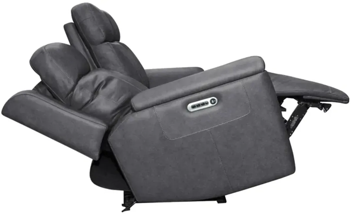 Amelia Power Reclining Console Sofa with Power Headrests and Lumbar