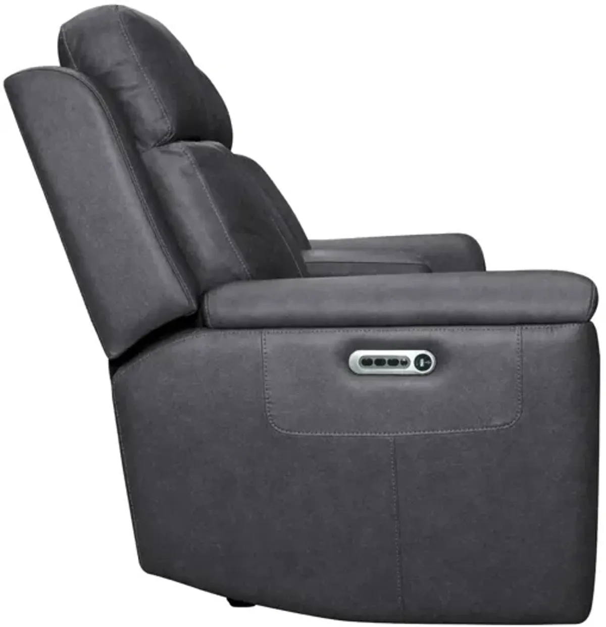 Amelia Power Reclining Console Loveseat with Power Headrests and Lumbar