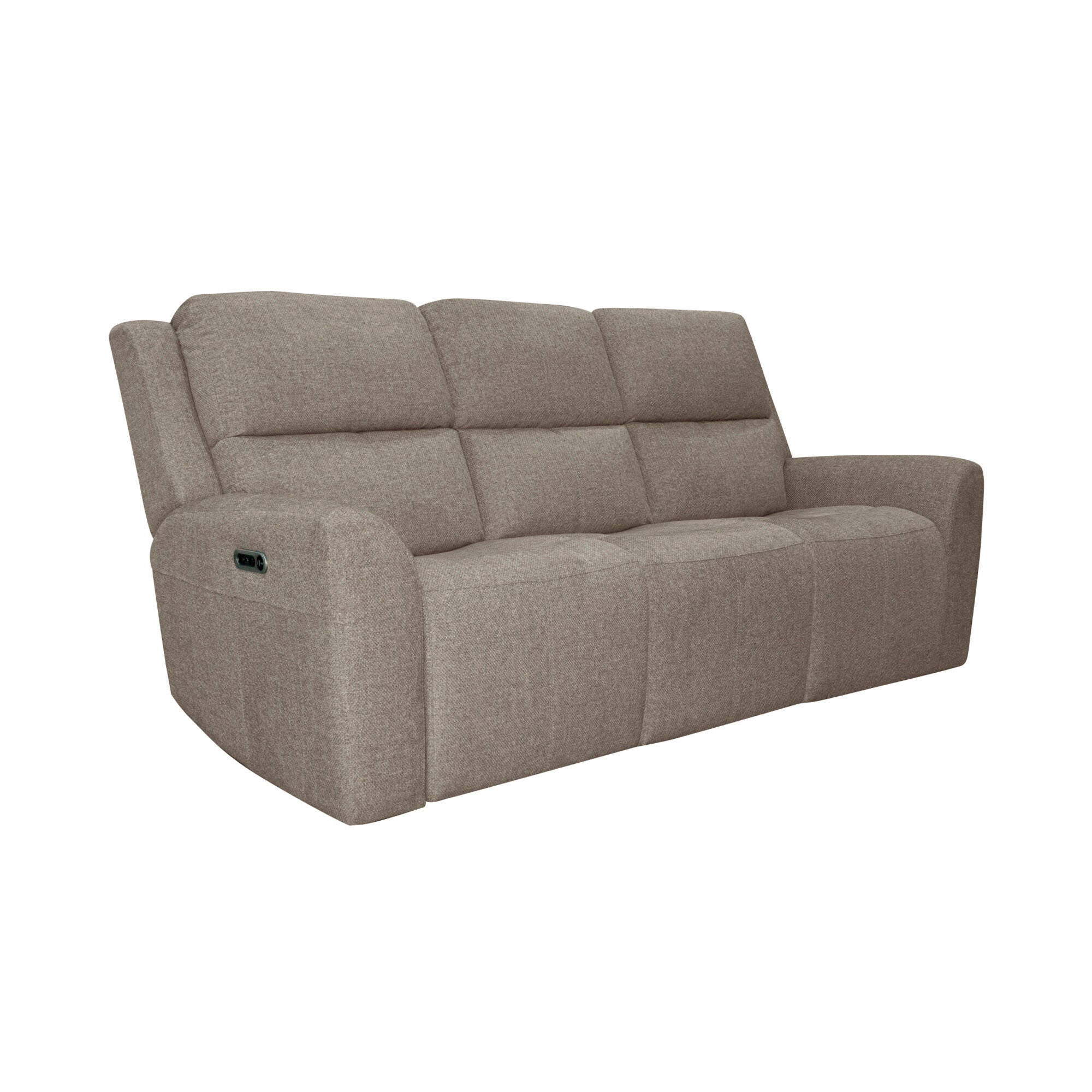 Flexsteel | Taylor Power Reclining Sofa with Power Headrests | Fog