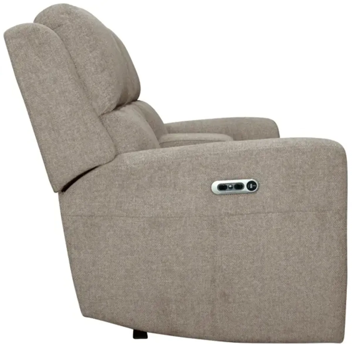 Taylor Power Reclining Console Loveseat with Power Headrests