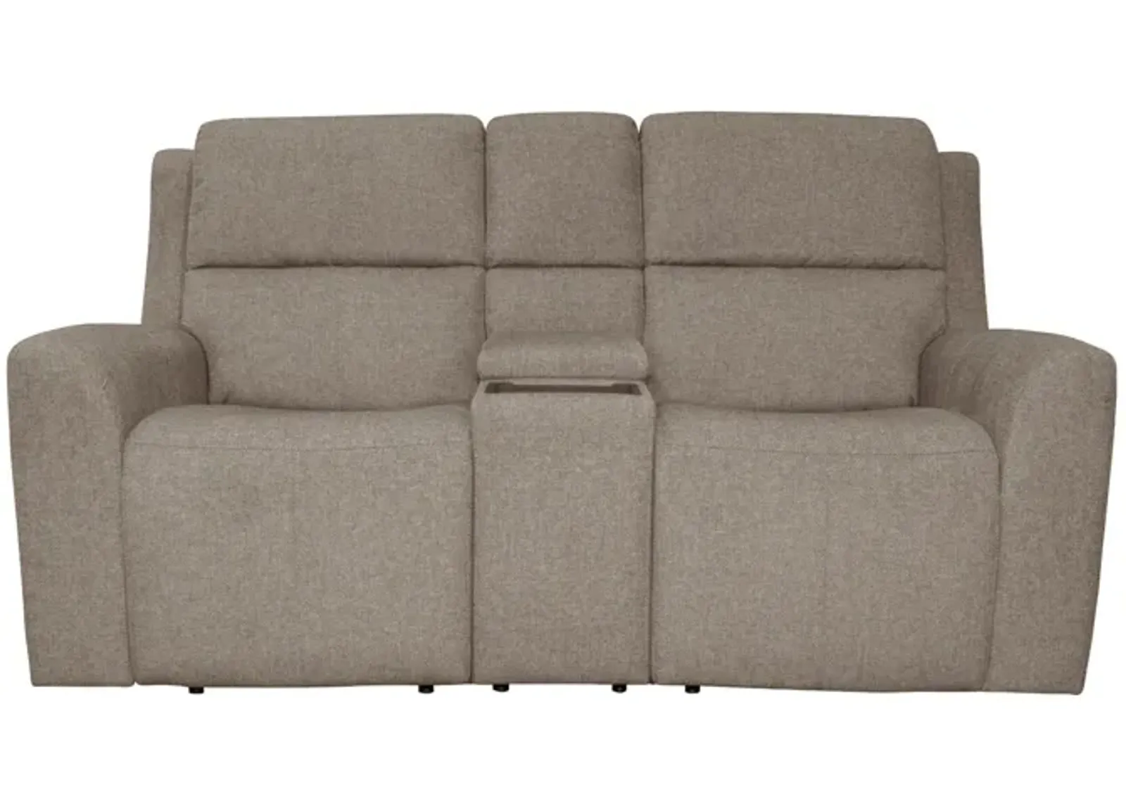 Taylor Power Reclining Console Loveseat with Power Headrests