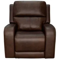 Hayley Burnt Umber Power Recliner Chair with Power Headrest