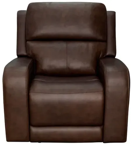 Hayley Burnt Umber Power Recliner Chair with Power Headrest