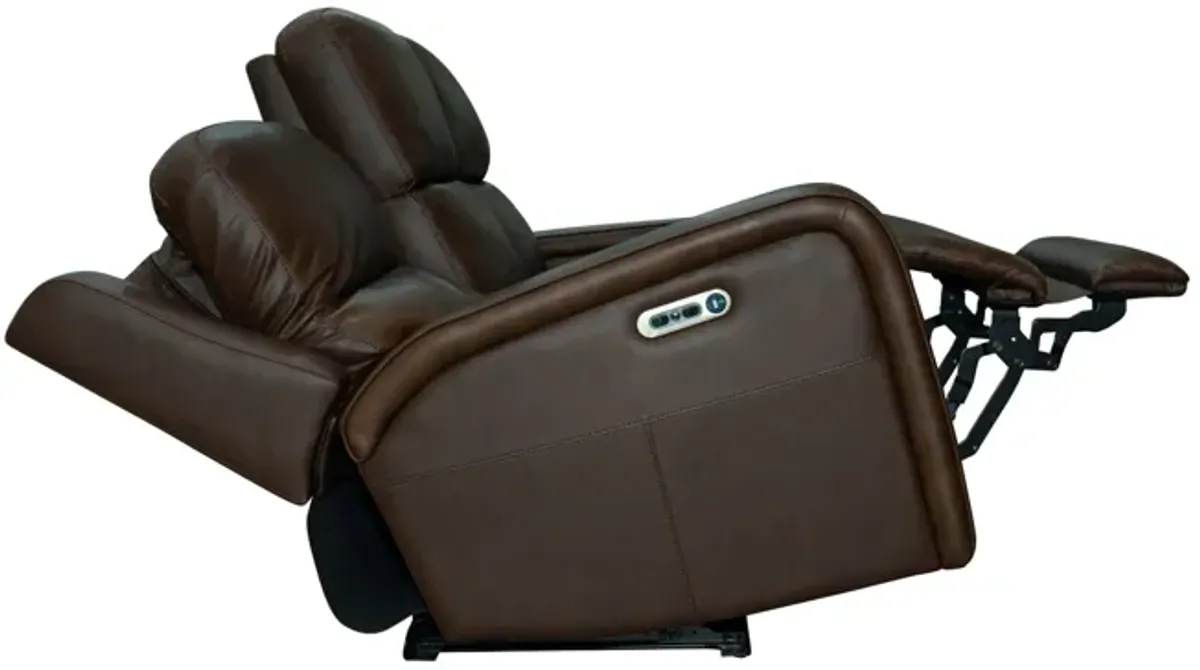 Hayley Power Reclining Sofa with Power Headrests