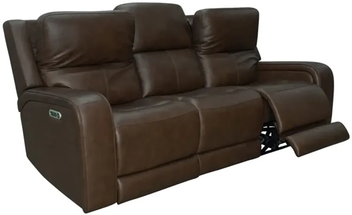 Flexsteel Hayley Power Reclining Sofa with Power Headrests