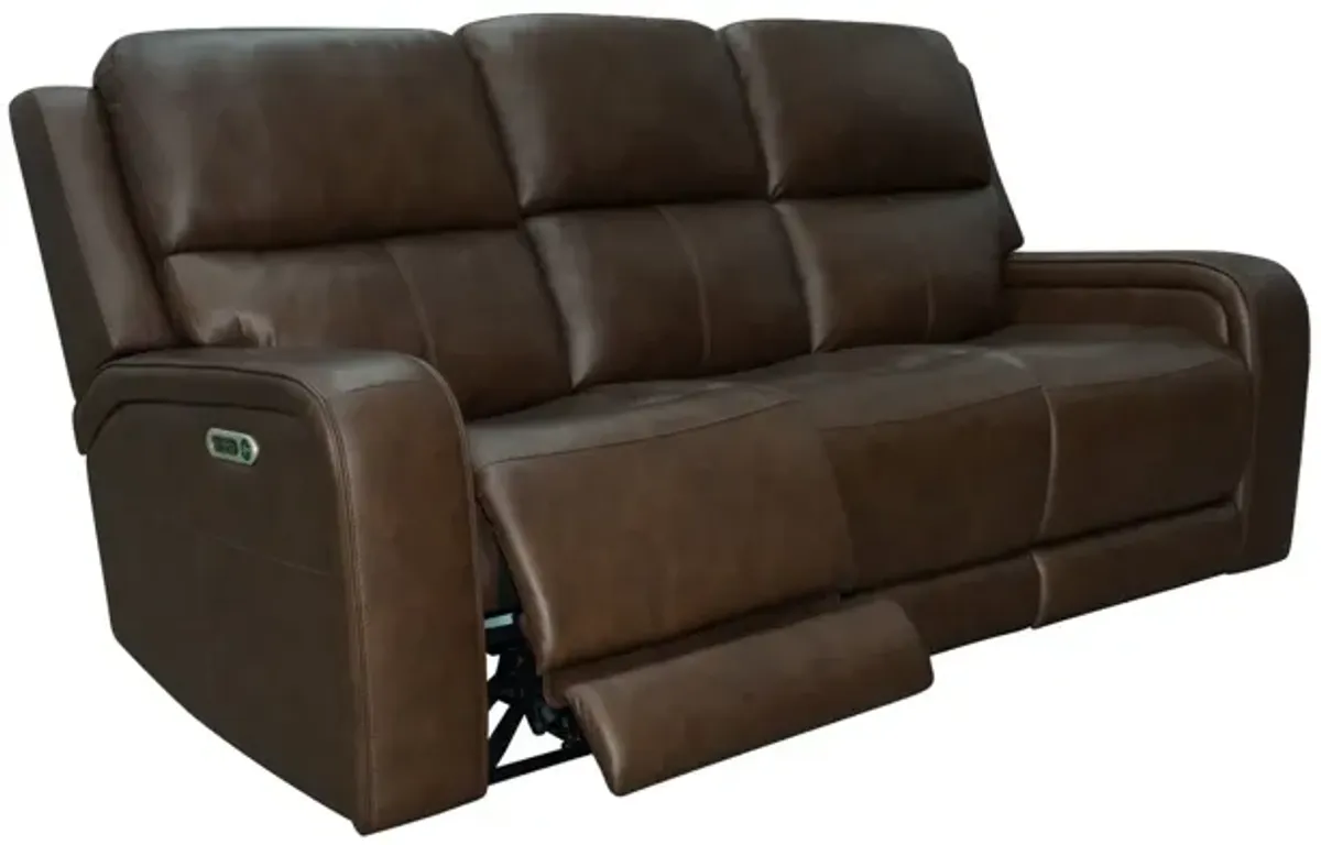 Hayley Power Reclining Sofa with Power Headrests