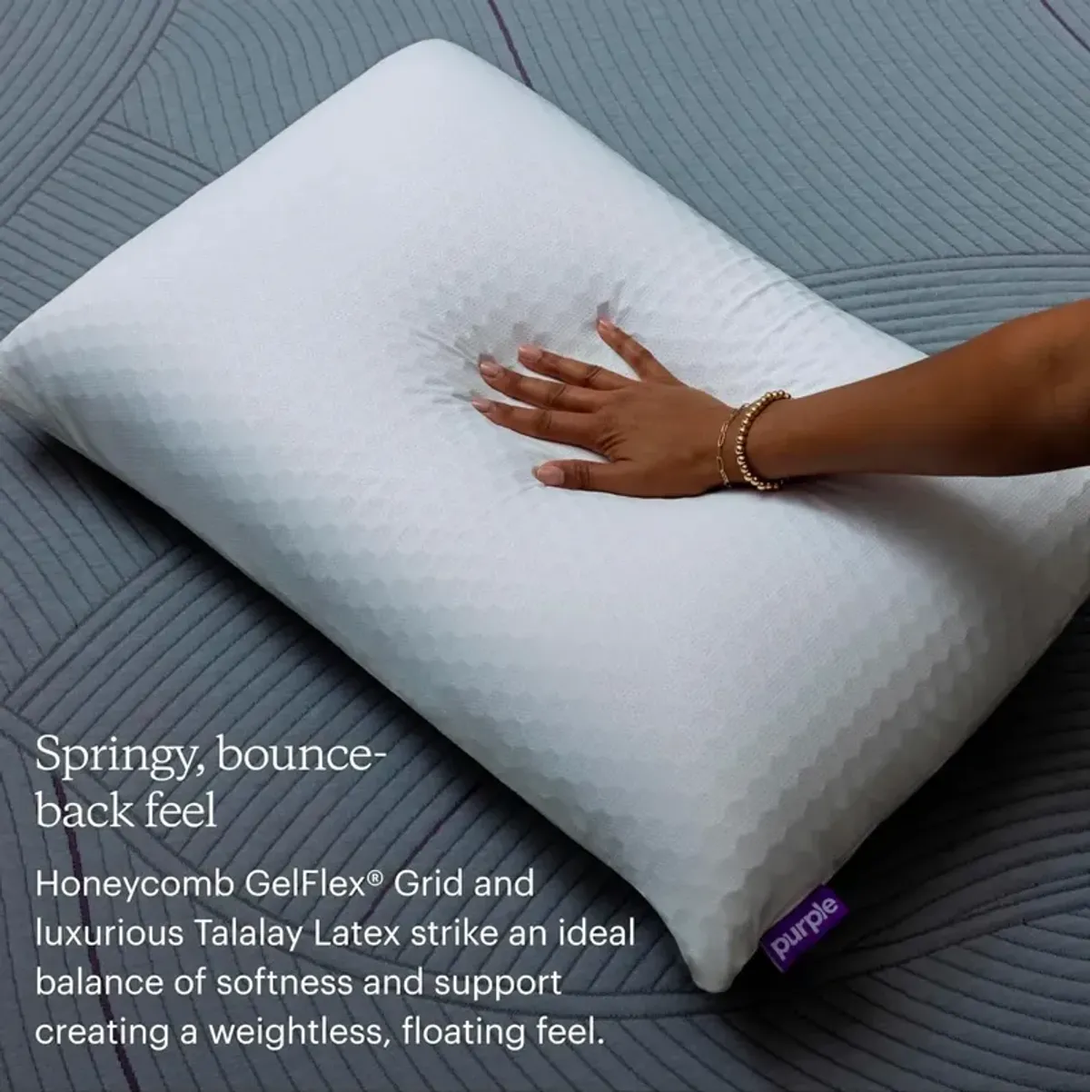 Purple Harmony Medium Pillow