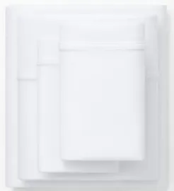 SoftStretch White King Sheet Set