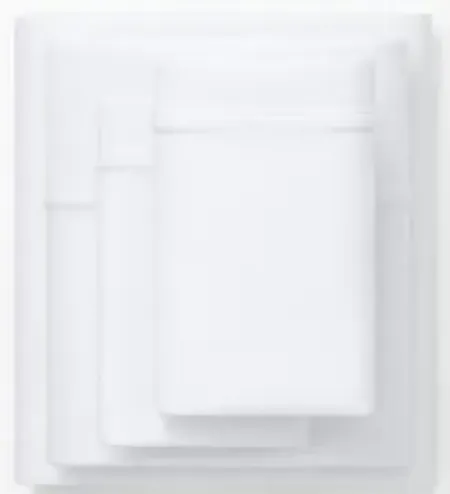 SoftStretch White Split King Sheet Set