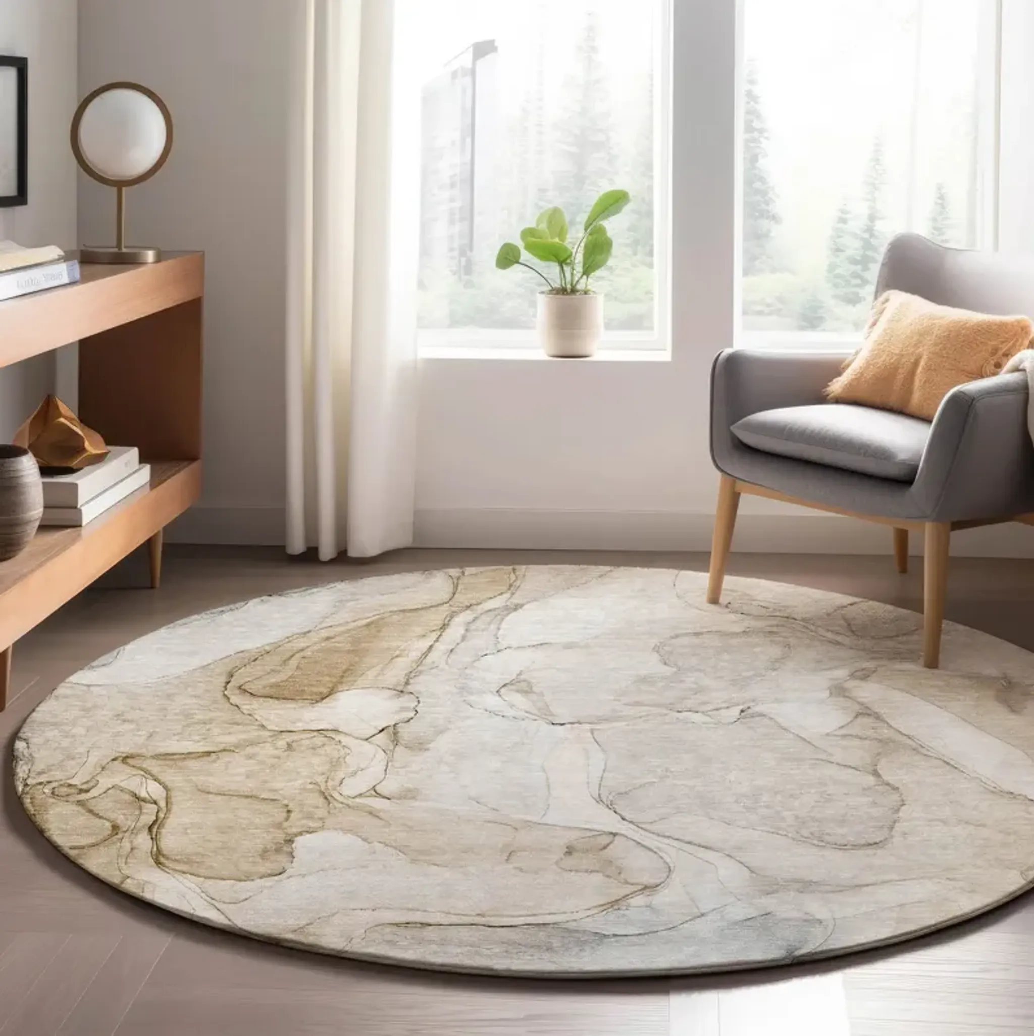 Odyssey 8 Round Rug | Furniture.com