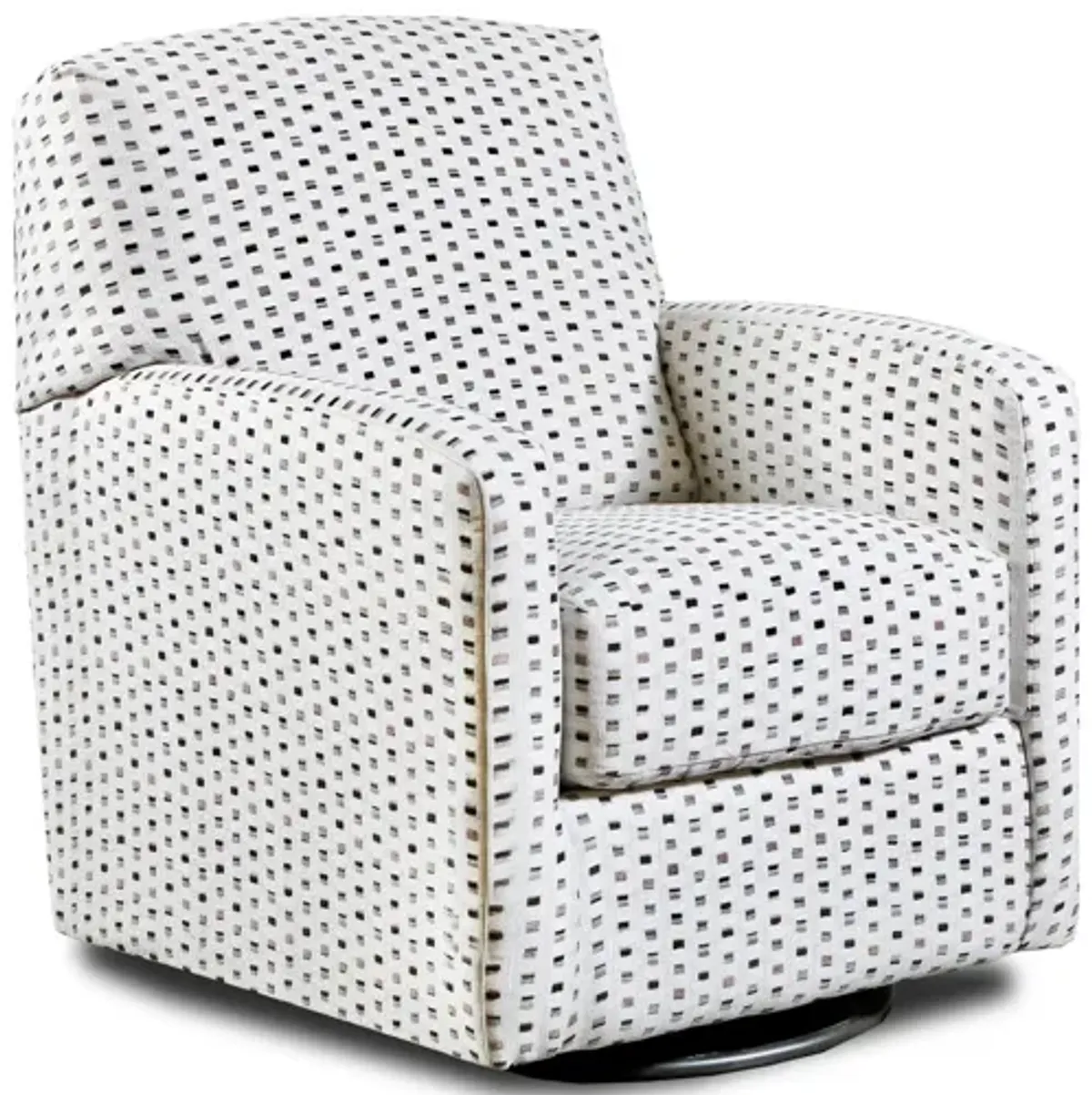 Southern Motion | Flash Dance Swivel Glider Accent Chair | Pewter