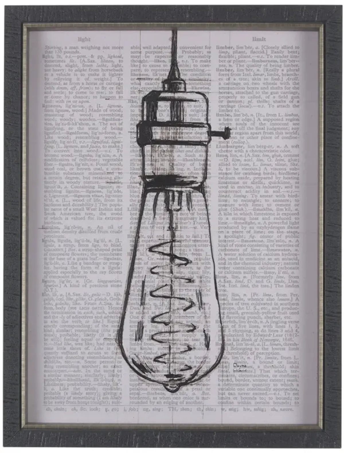 Mercana Furniture & Decor Vintage Page I Wall Art