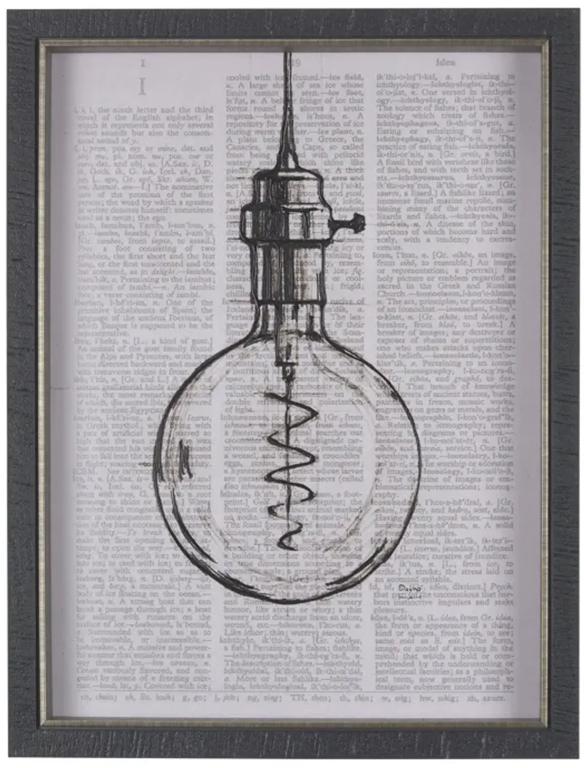 Mercana Furniture & Decor Vintage Page II Wall Art