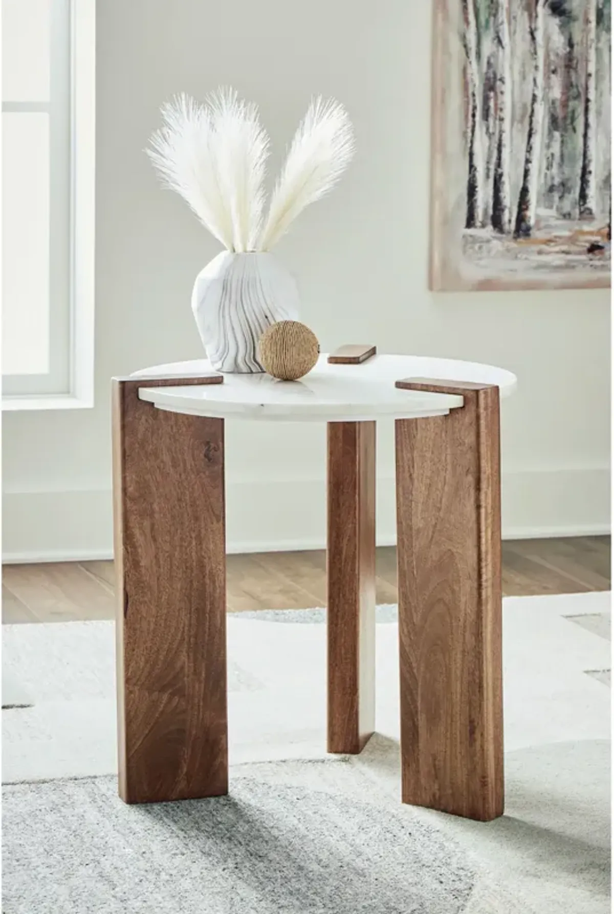 Isanti Round End Table