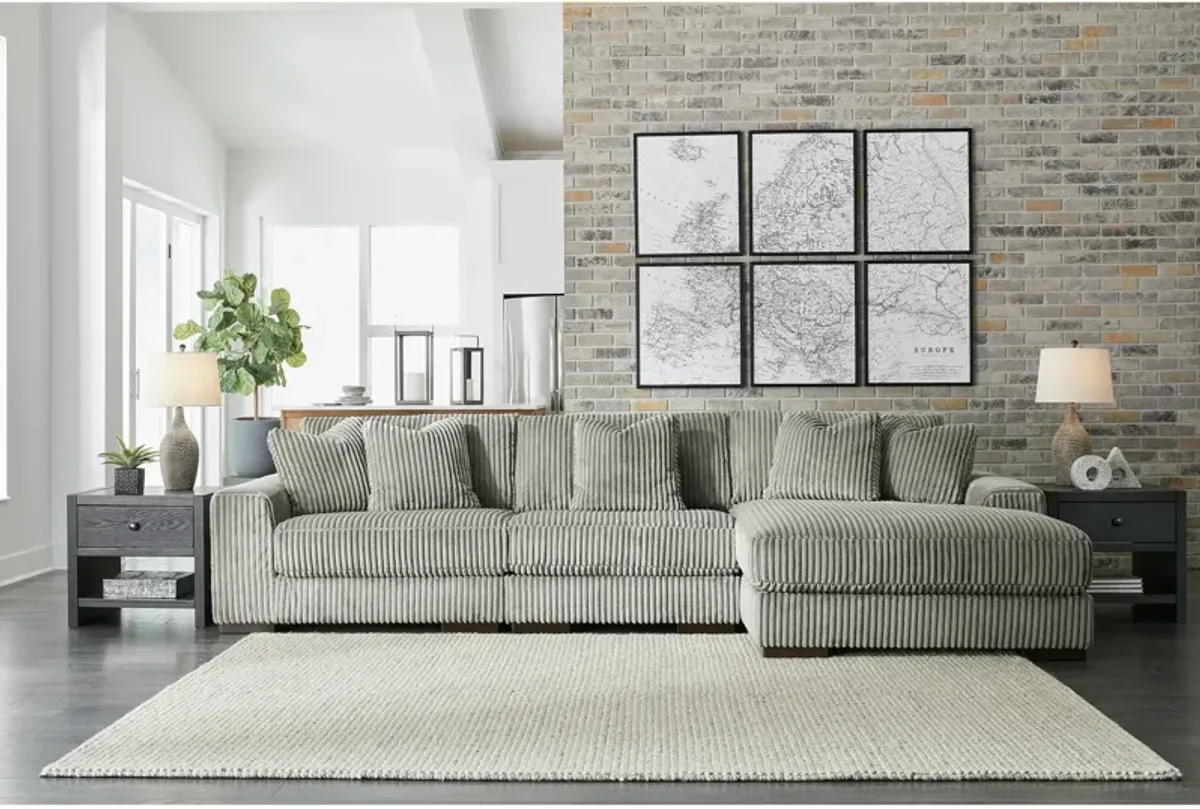 Lindyn 3 Pc Right Chaise Sectional