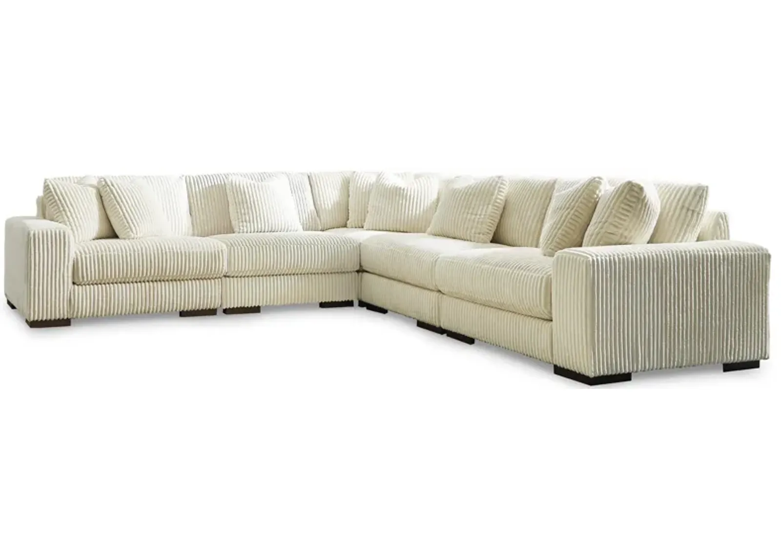 Ashley Furniture | Lindyn 5 Pc Sectional | Ivory