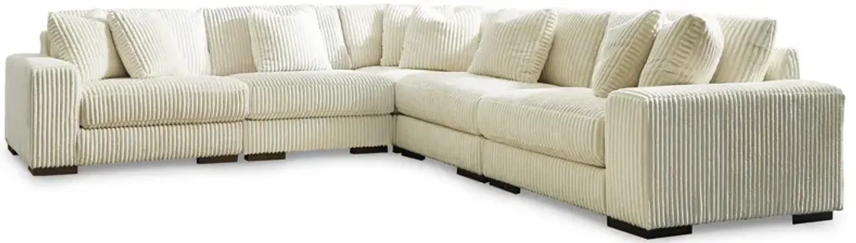 Ashley Furniture | Lindyn 5 Pc Sectional | Ivory