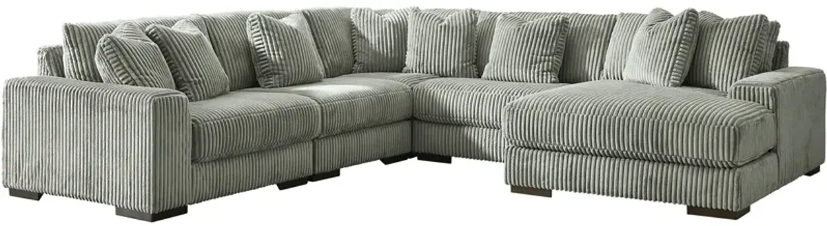 Lindyn 5 Piece Right Chaise Sectional