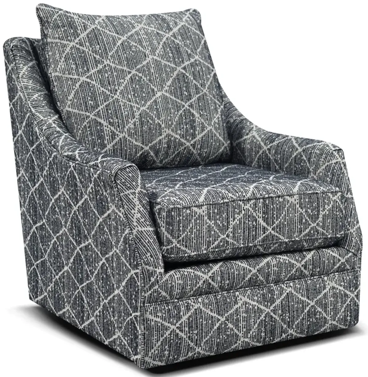 | Monroe Swivel Glider Chair | Indigo