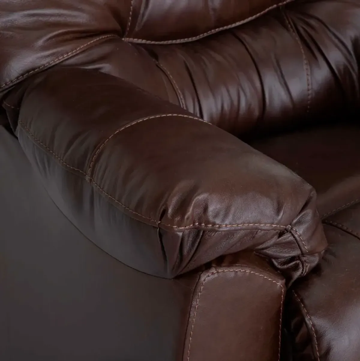 Yogi Leather Swivel Recliner