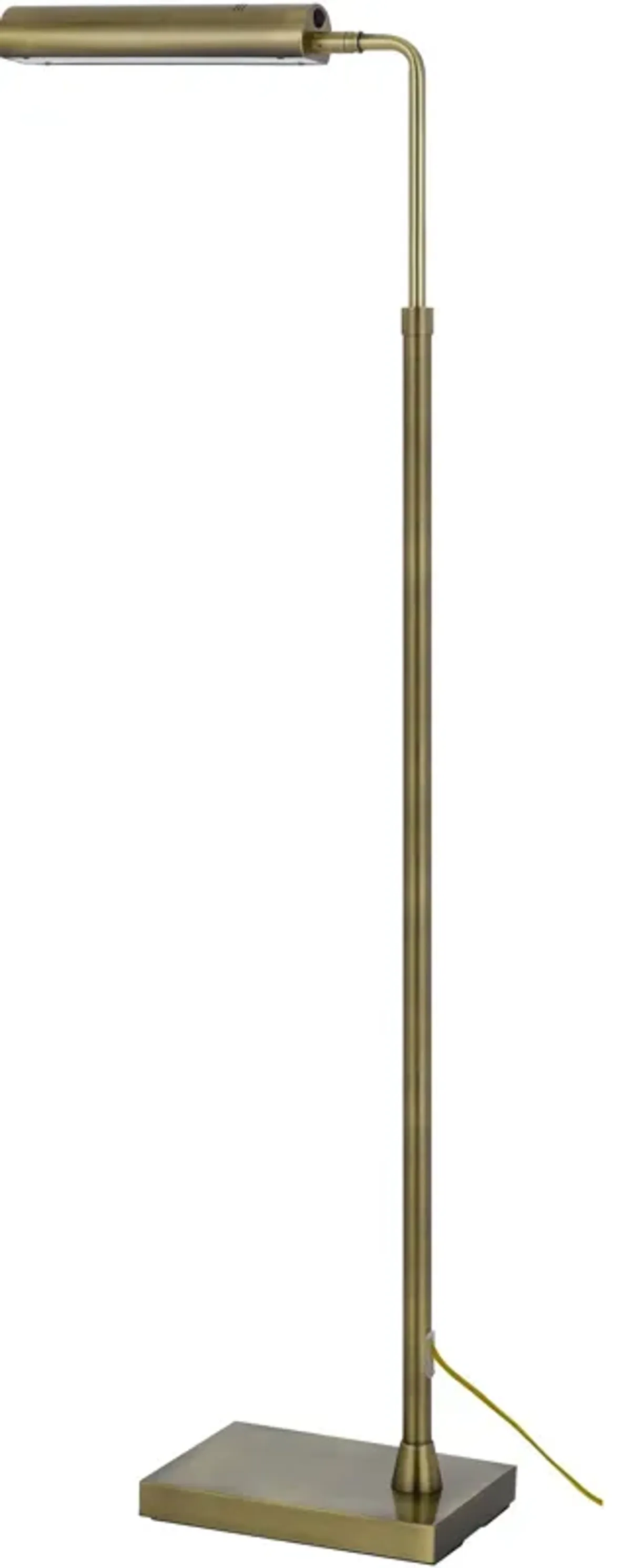 | Delray Floor Lamp | Antique Brass