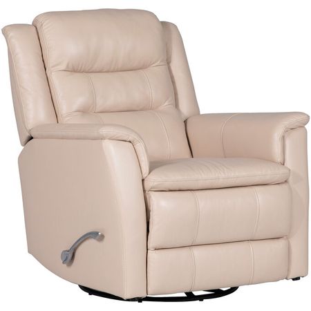 Madras Taupe Swivel Glider Chair Recliner