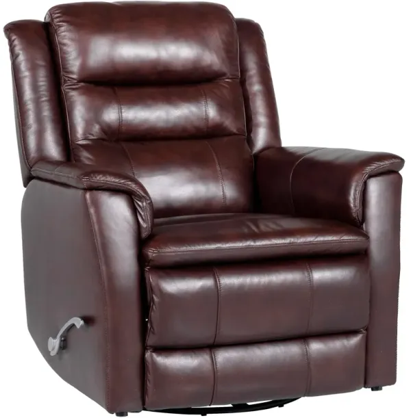 Man-Wah Cheers Madras Swivel Glider Recliner
