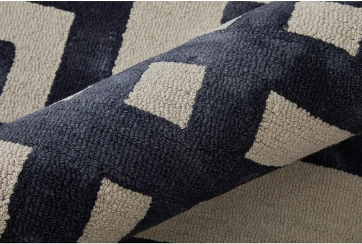 | Lorrain | Noir 5'x8' Rugs