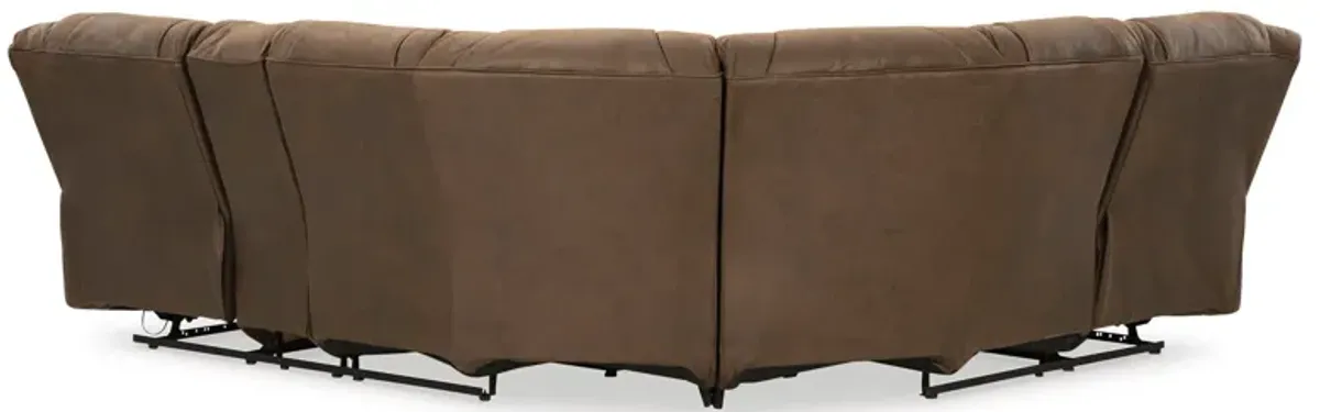 Trail Boys 2 Piece Reclining Right Console Sectional