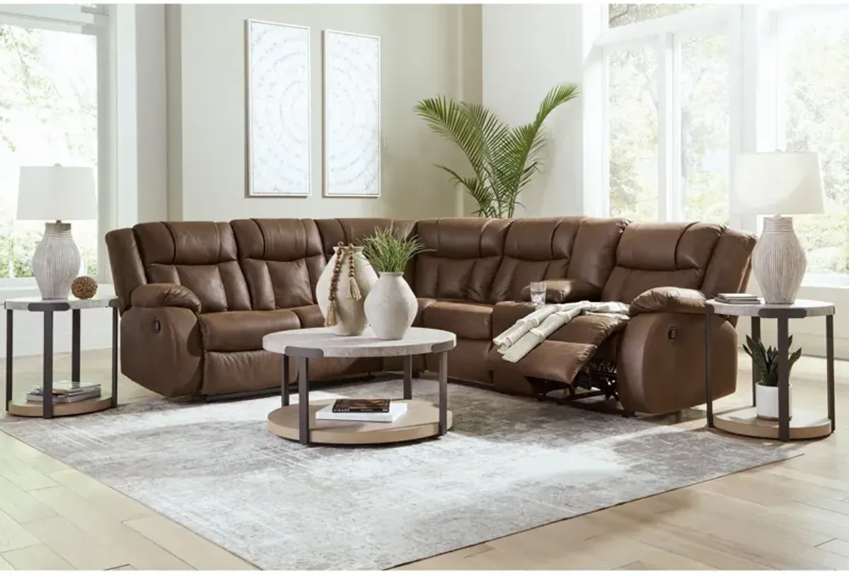 Trail Boys 2 Piece Reclining Right Console Sectional