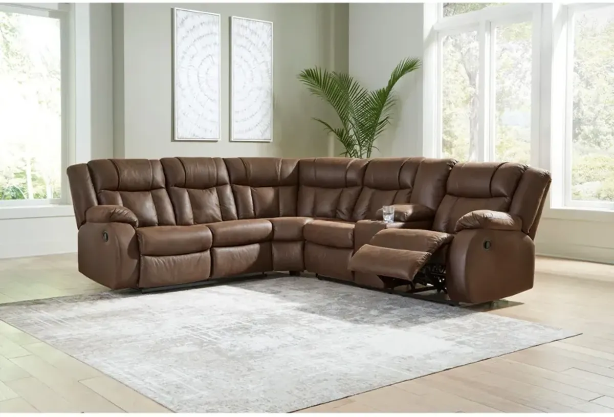 Trail Boys 2 Piece Reclining Right Console Sectional