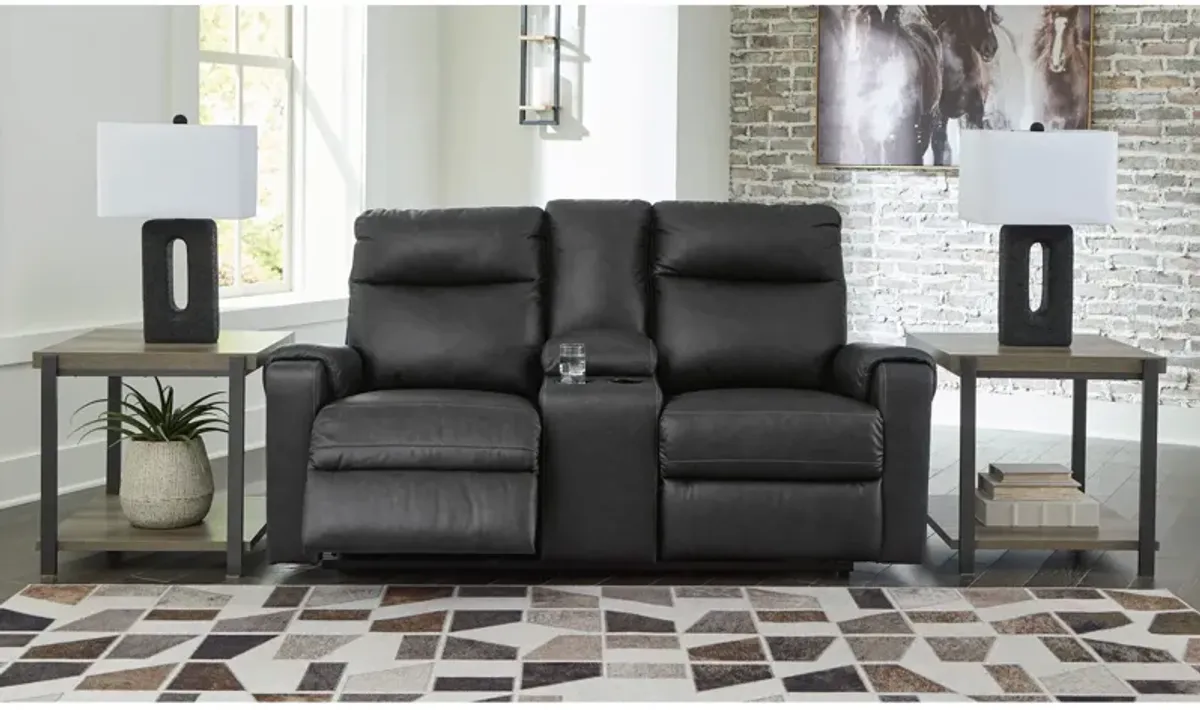 Axtellton Power Reclining Console Loveseat