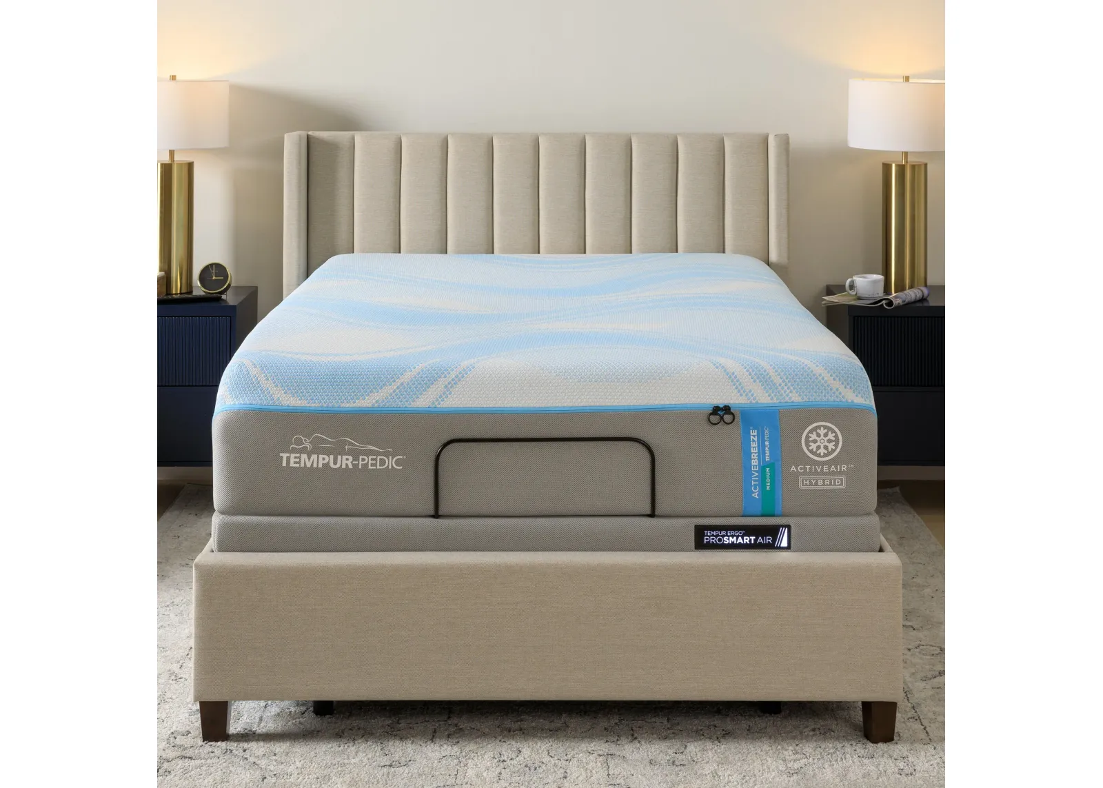 Tempur-Pedic TEMPUR-ACTIVEbreeze 2 Medium Hybrid Set