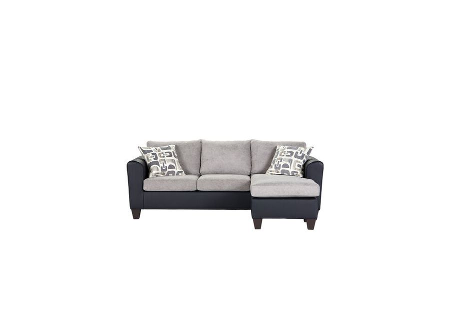 Journey Black Sofa Chaise