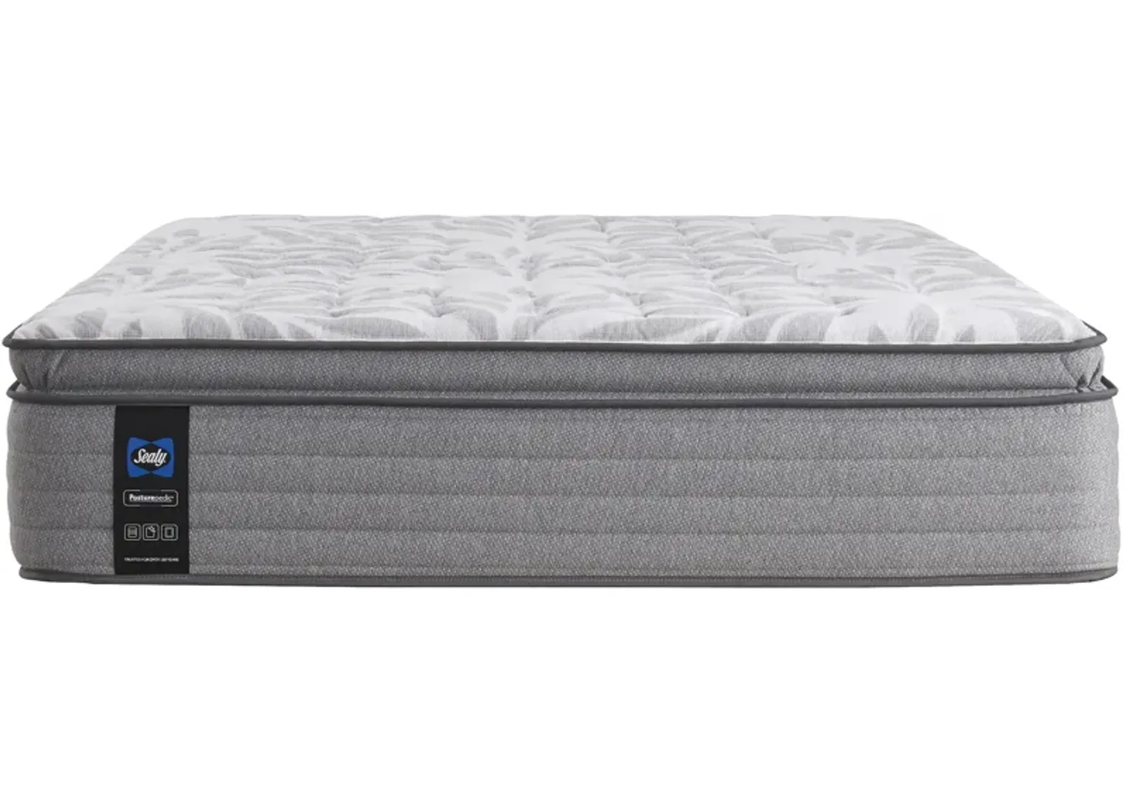 Sealy | Twin Silver Pine Soft Eurotop Mattress | Gray