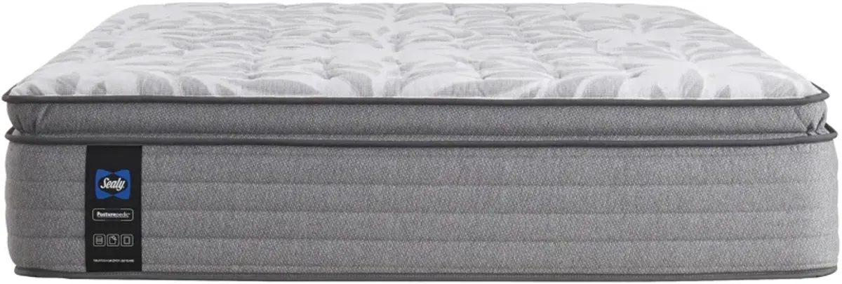 Sealy | Twin Silver Pine Soft Eurotop Mattress | Gray