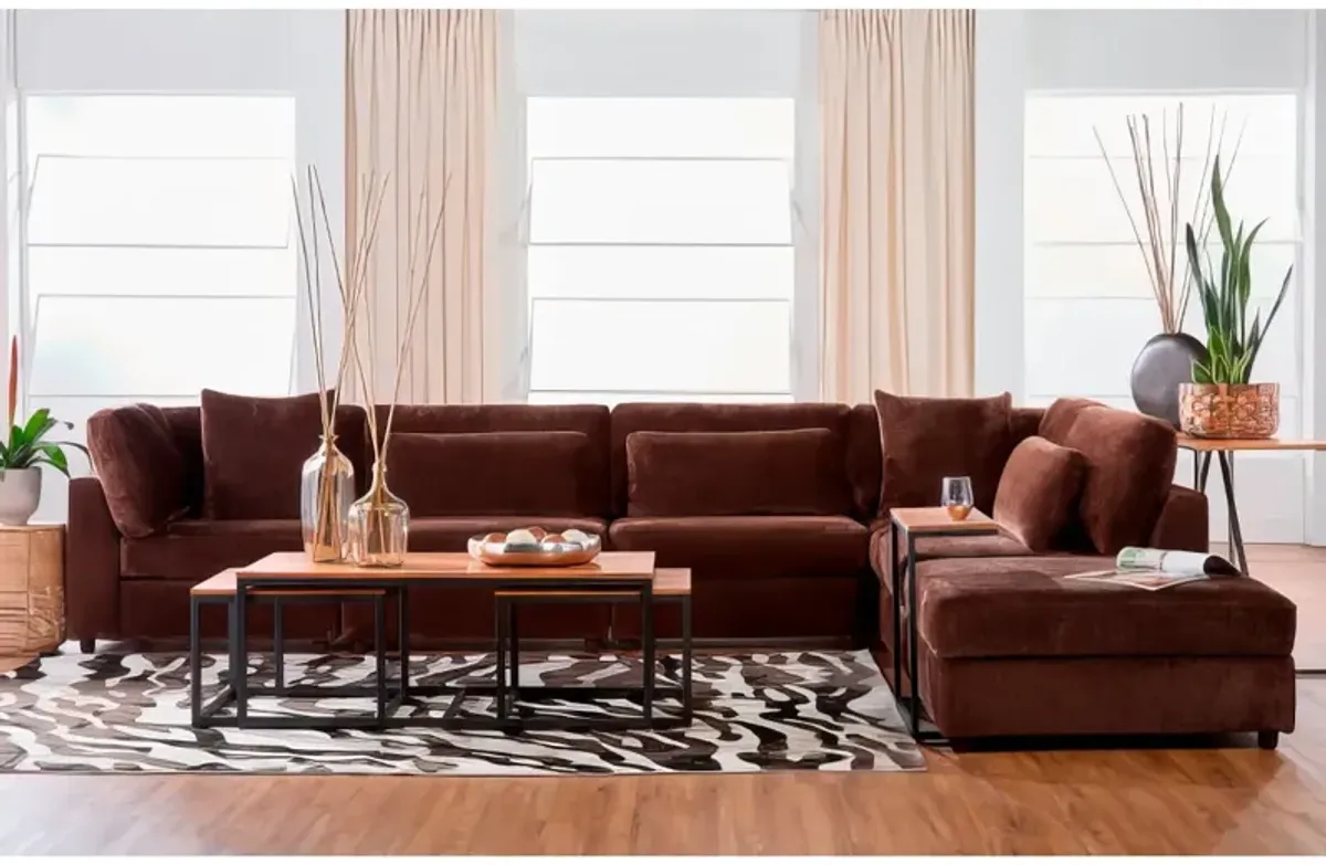 Hughes Furniture McCall 6 Piece Modular Sectional