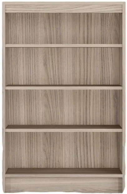 Straightforward Swedish Gray Elm 48" Bookcase