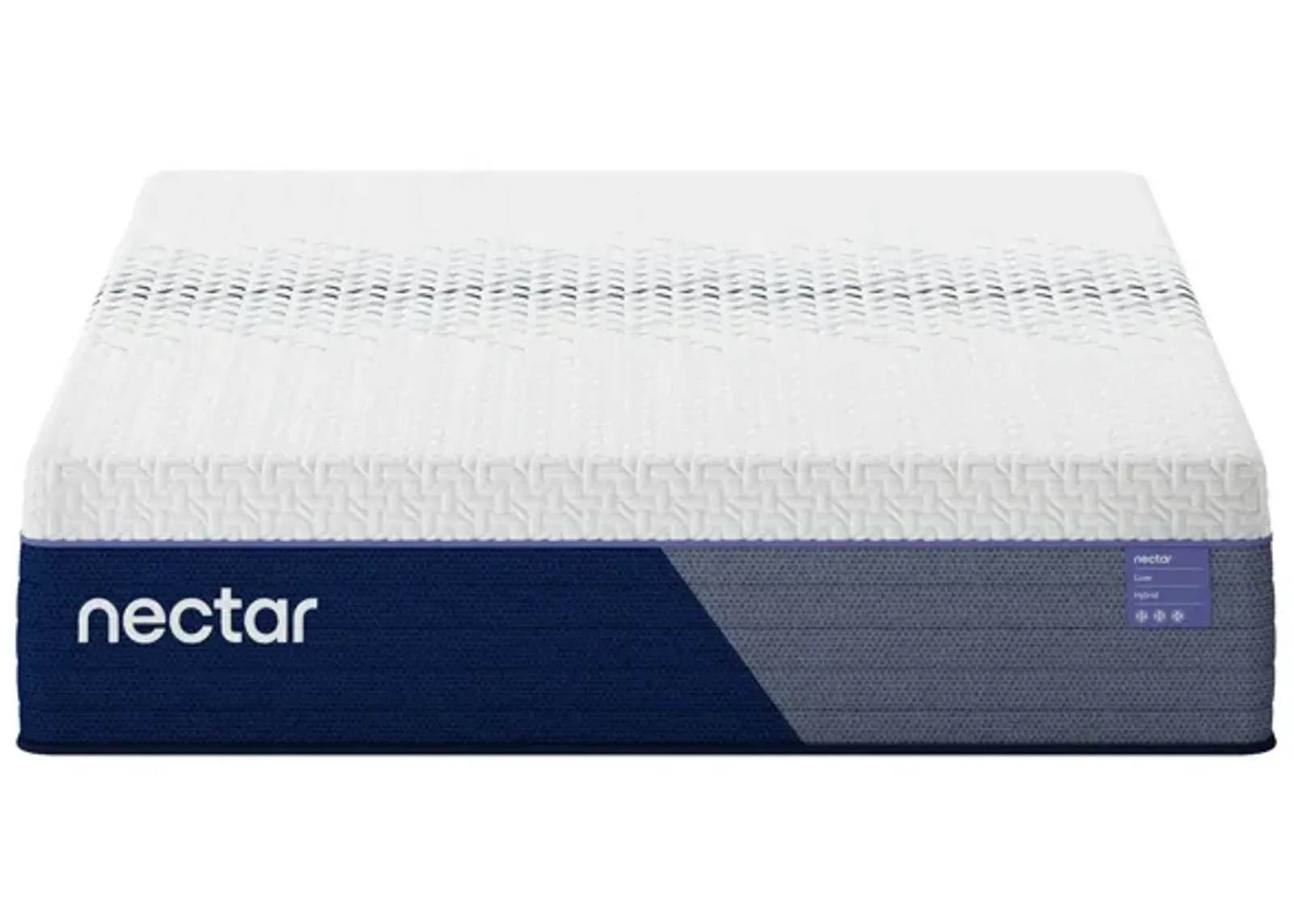 Resident | Full Nectar Luxe Hybrid Mattress | White