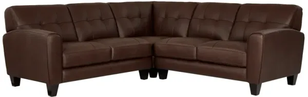 Leather Italia USA Asher 3 Piece Sectional
