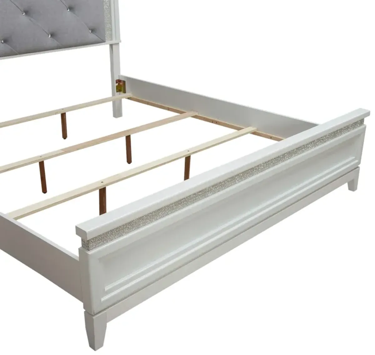 Harlow Upholstered Lighted Bed