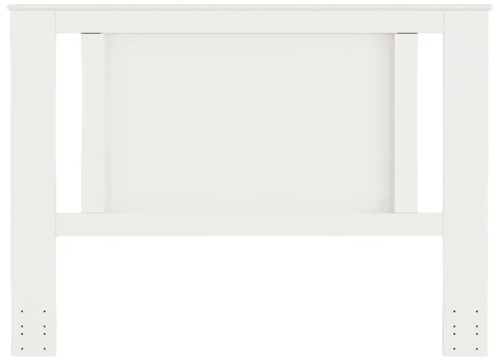 | Queen/Full Essentials Side Style Panel Headboard | Rockport White