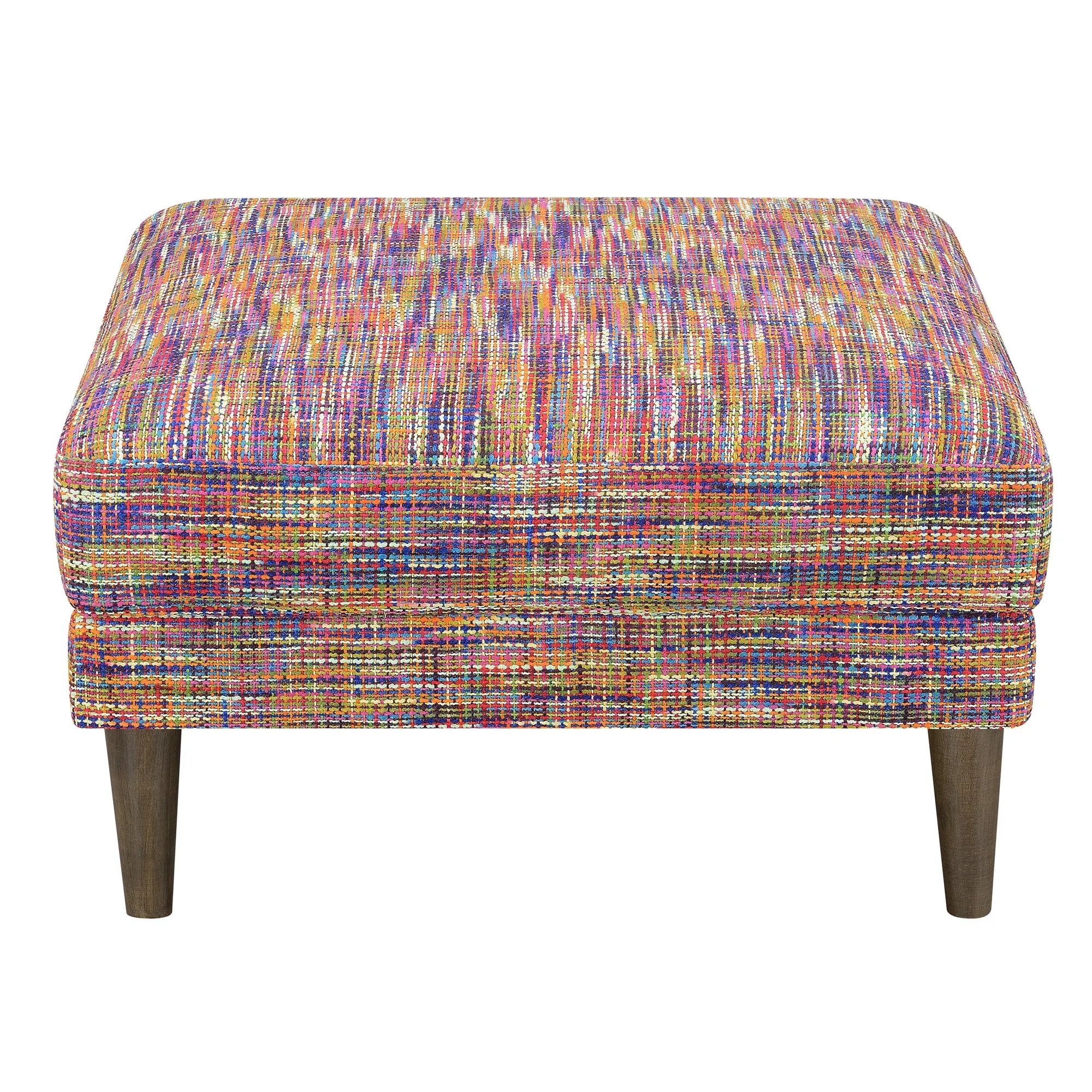 Emerald Home Furnishings | Jax Accent Ottoman | Mardi Gras