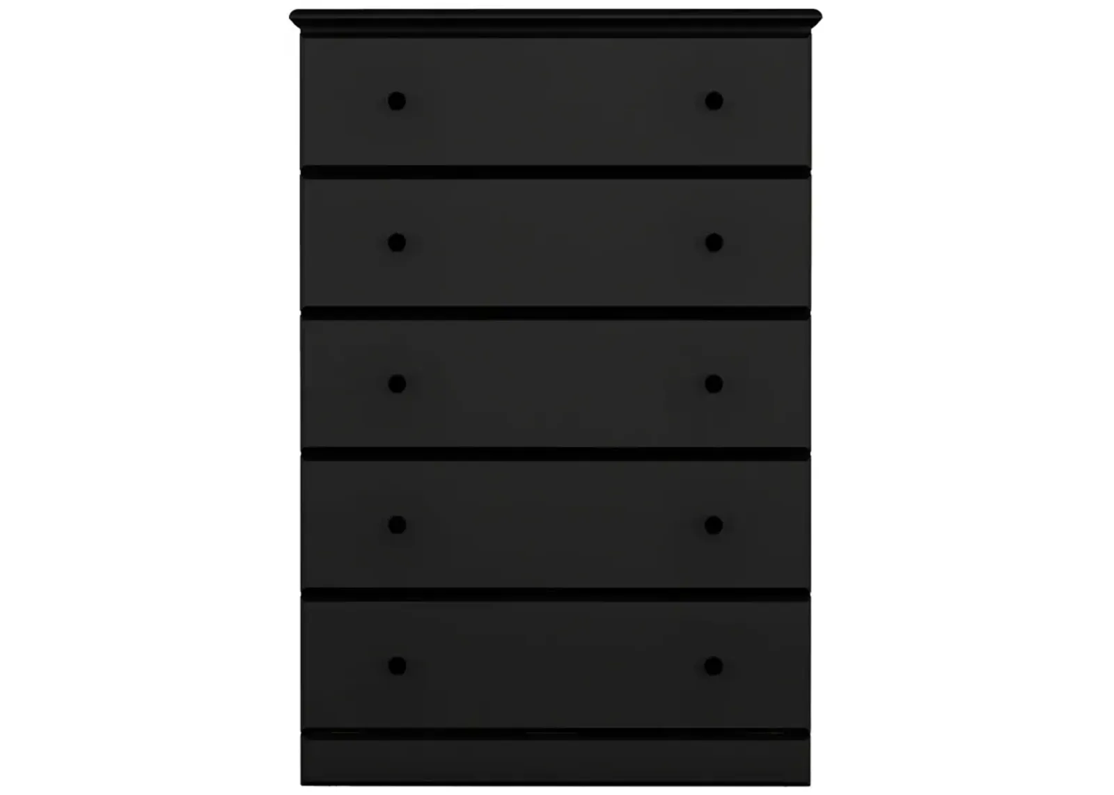 | Big Chesters 5 Drawer Chest | Solid Black