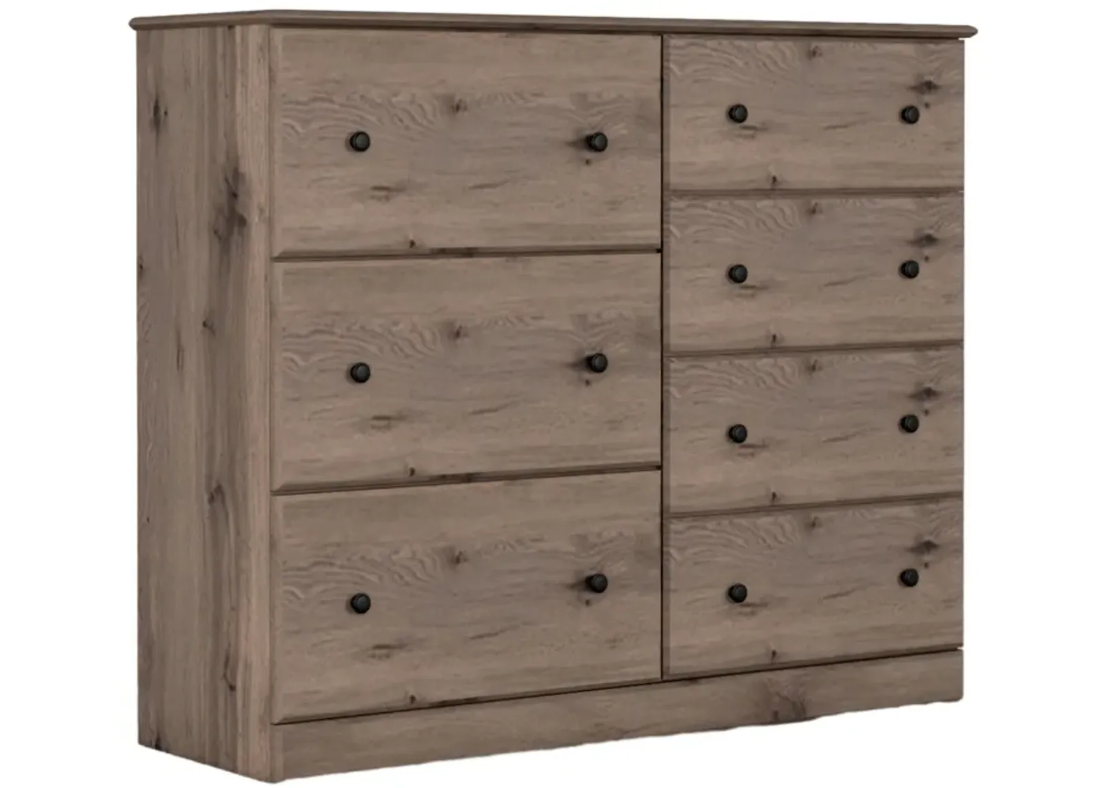 | Essentials 48" 7 Drawer Chest | Swedish Gray Elm