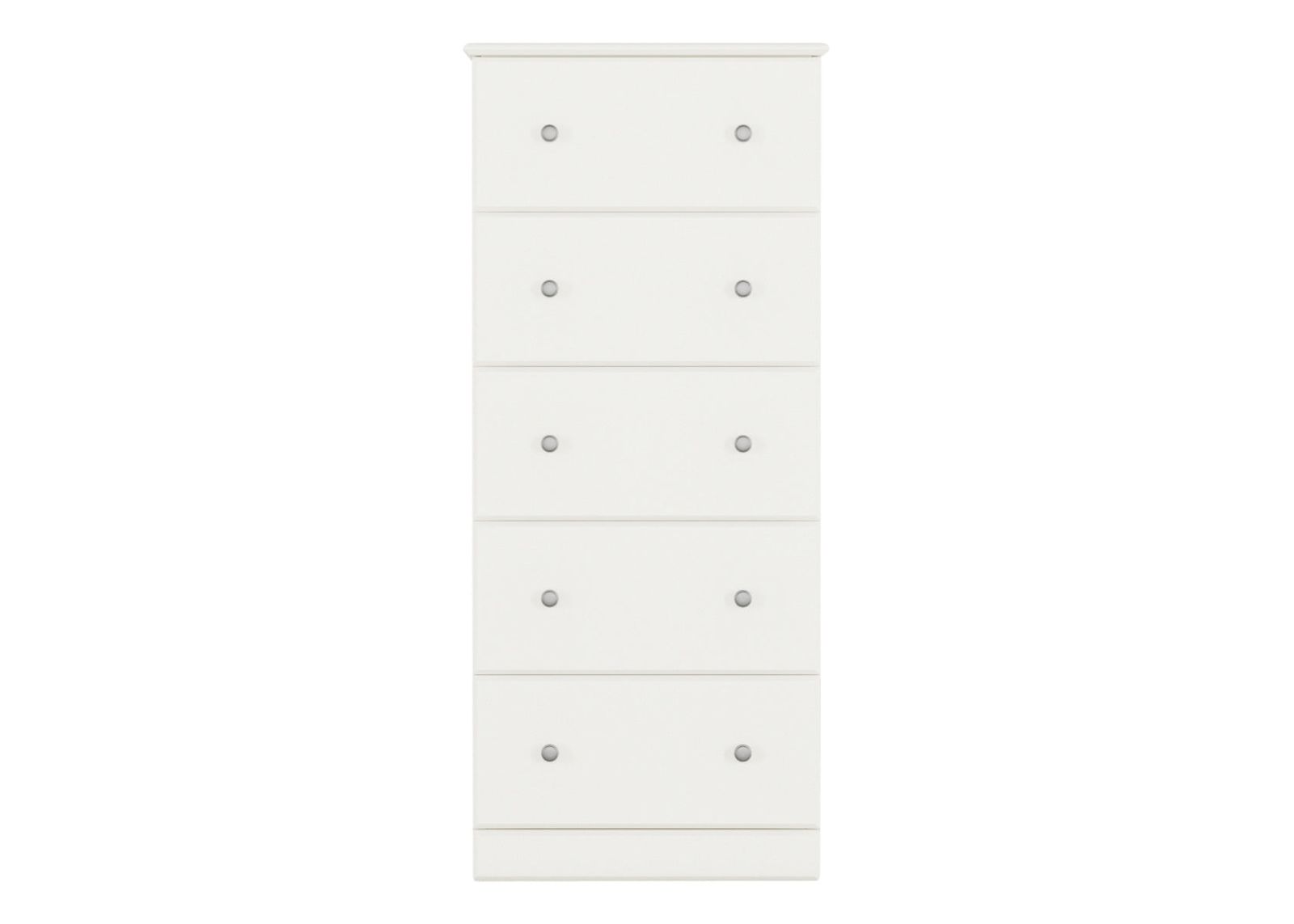 | Essentials 23" 5 Drawer Chest | Rockport White