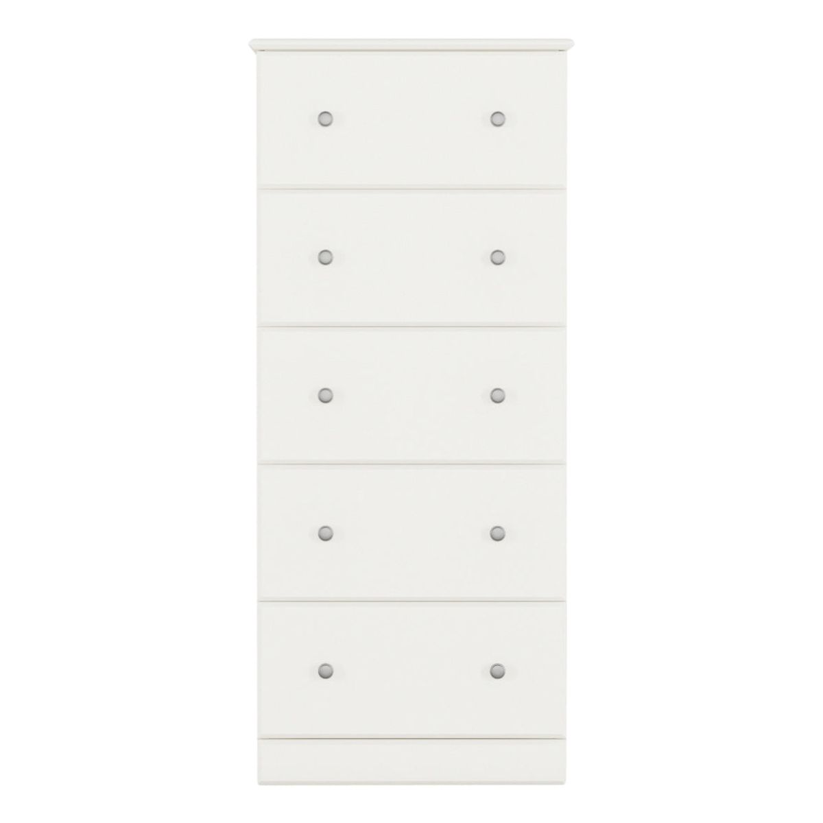 | Essentials 23" 5 Drawer Chest | Rockport White