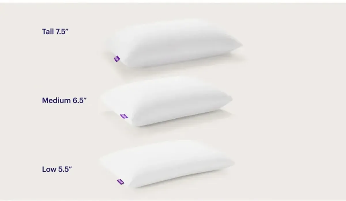 Purple Harmony Low Pillow