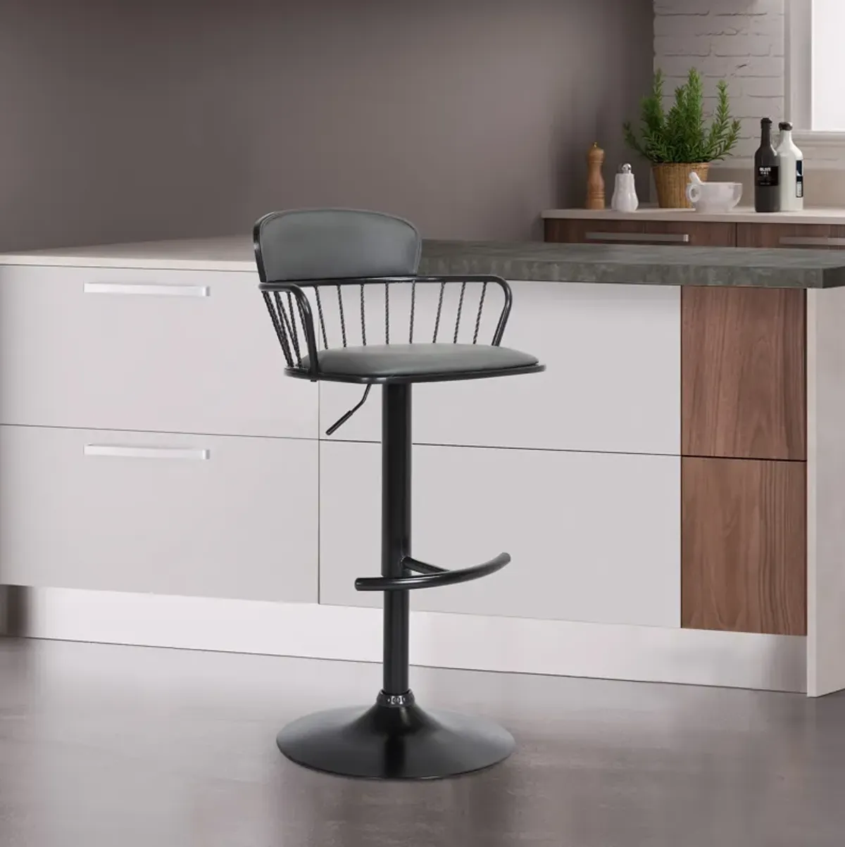 Nash Adjustable Swivel Counter Stool